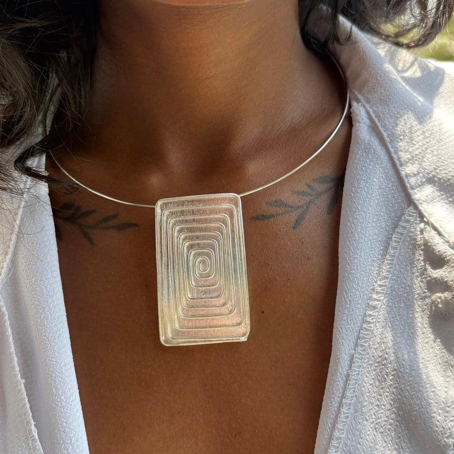 Sterling Silver Wire Collier (wire only)