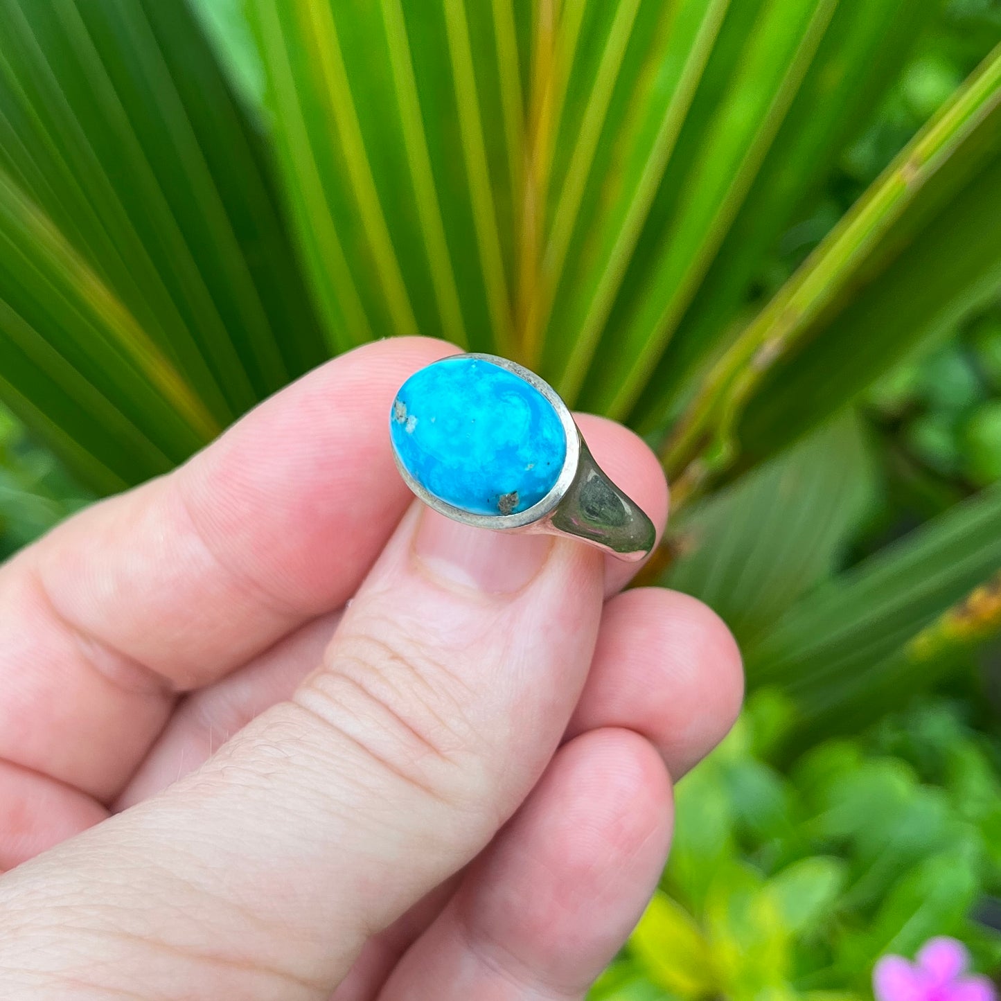 Irani Turquoise Cabochon Ring