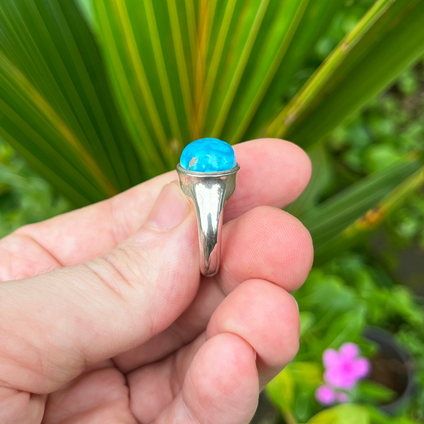 Irani Turquoise Cabochon Ring