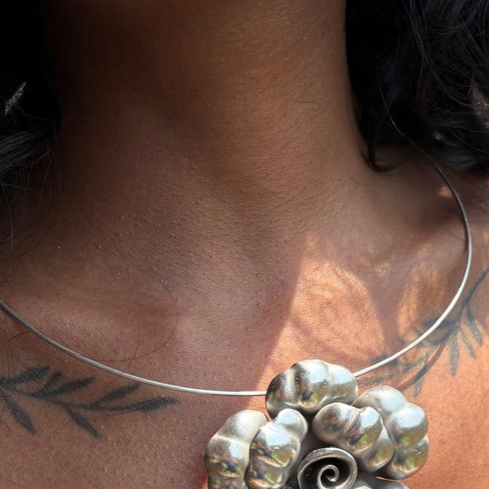 Sterling Silver Wire Collier (wire only)