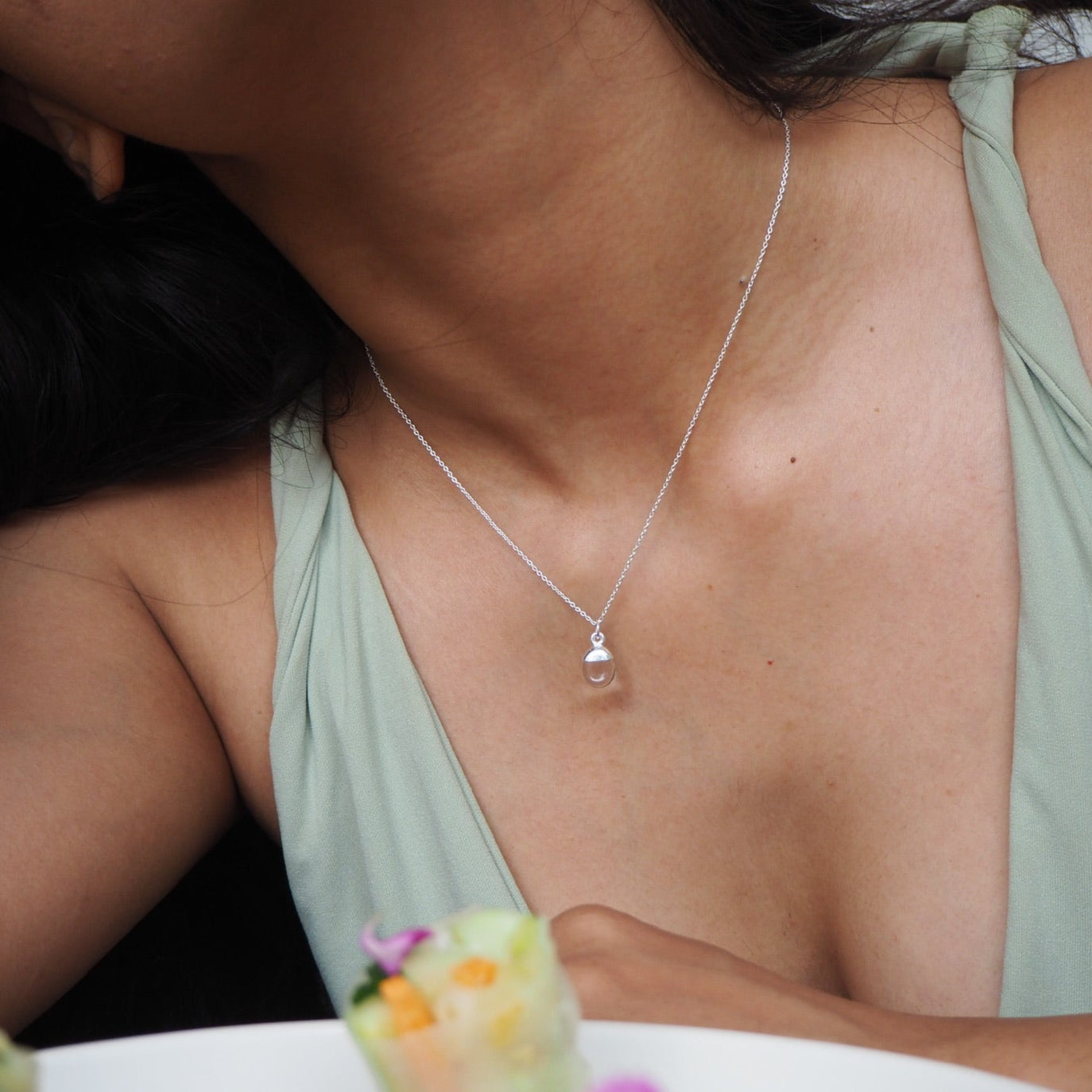 Droplet Chain Necklace