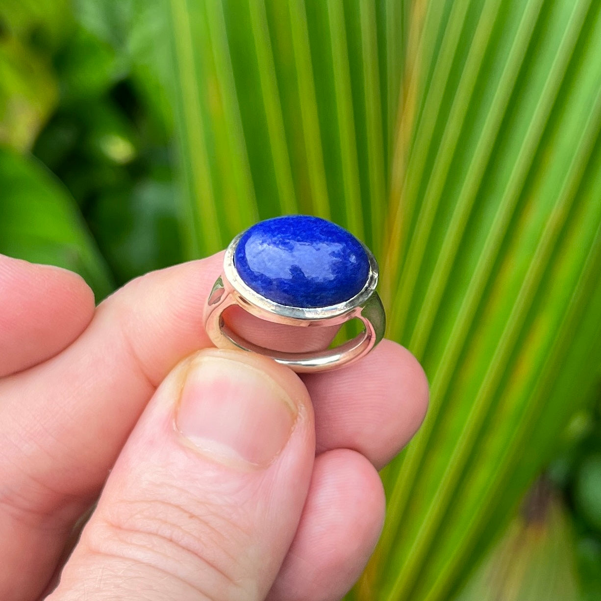 Natural Lapis Lazuli Ring