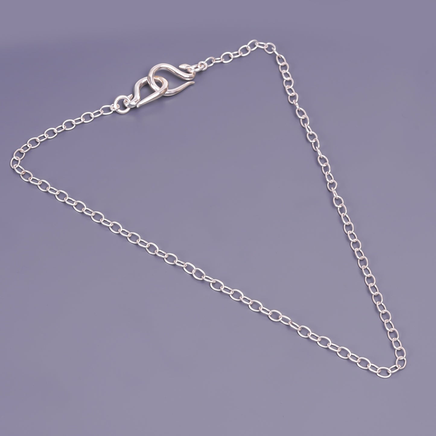 unisex sterling silver chain handmade india