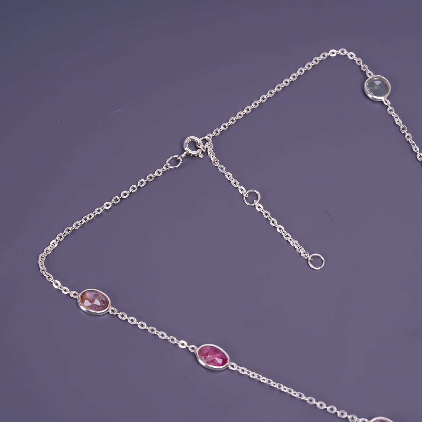 sterling silver tourmaline choker necklace unisex