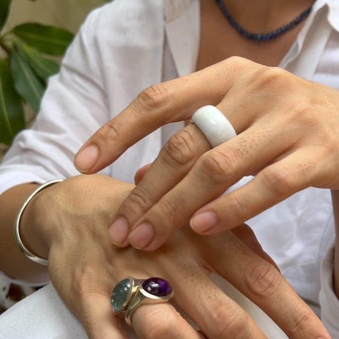 mens jade ring