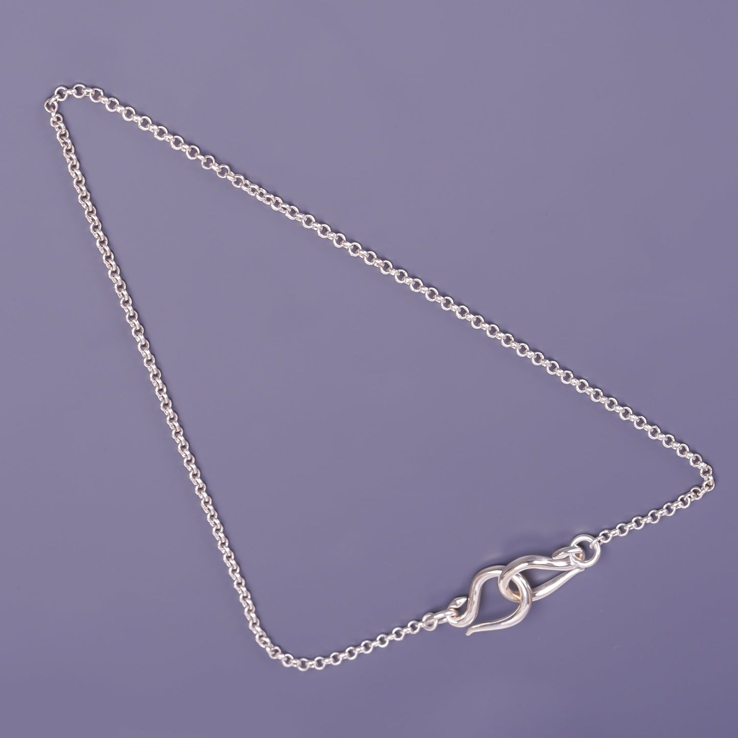 mens silver chain necklace handmade india