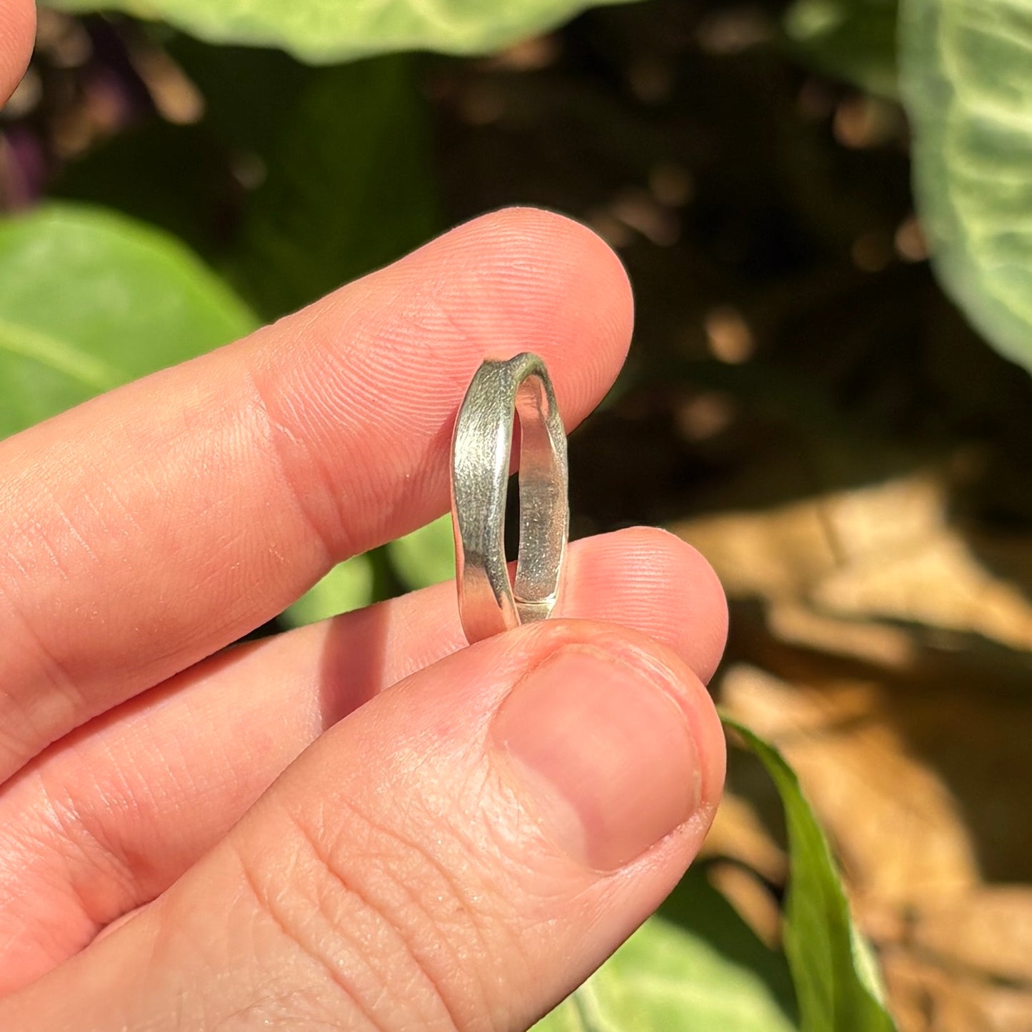 Handmade Solid Sterling Silver Ring (adjustable)