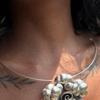 Sterling Silver Wire Collier (wire only)