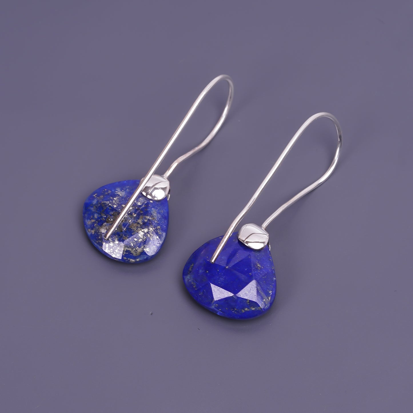 Shepherd Hook sterling silver lapis lazuli Earrings