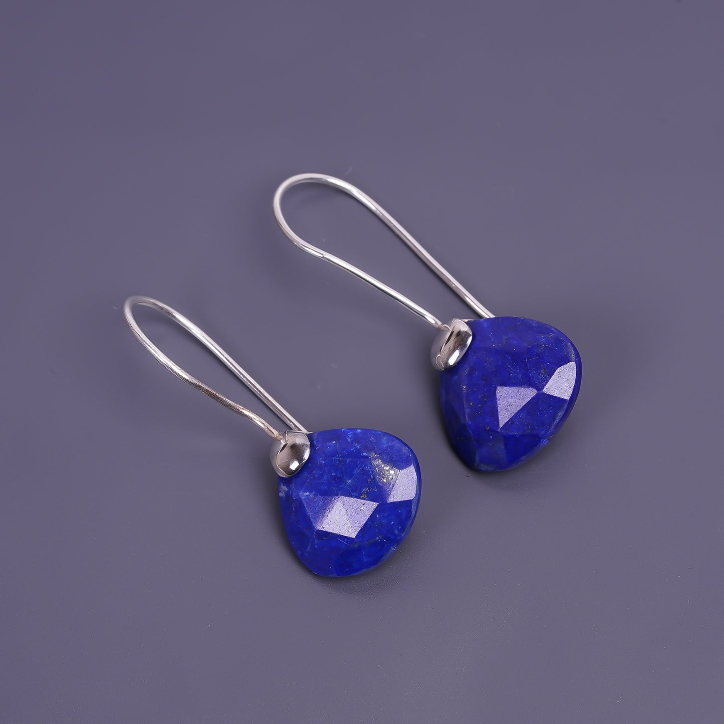 Shepherd Hook sterling silver lapis lazuli Earrings