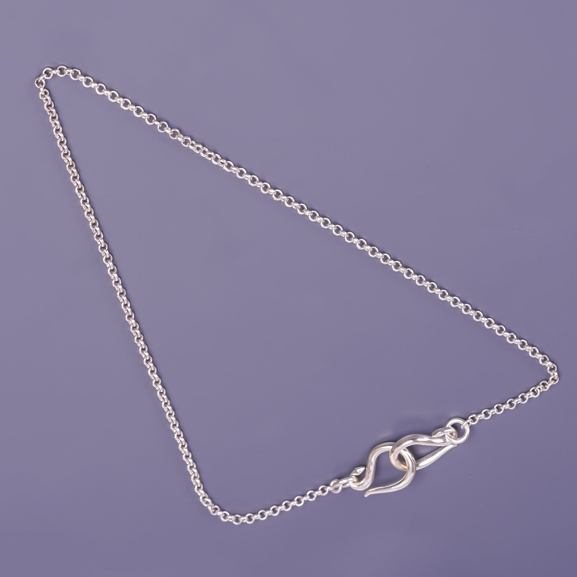 mens silver chain necklace handmade india