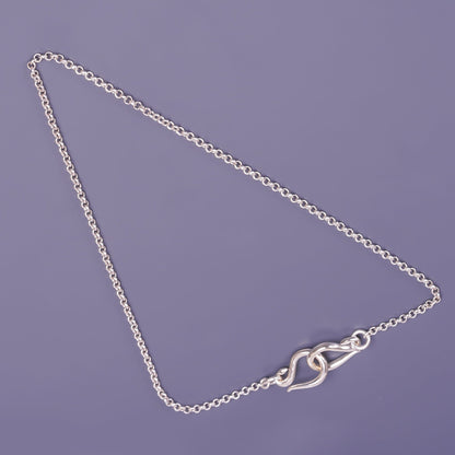 mens silver chain necklace handmade india