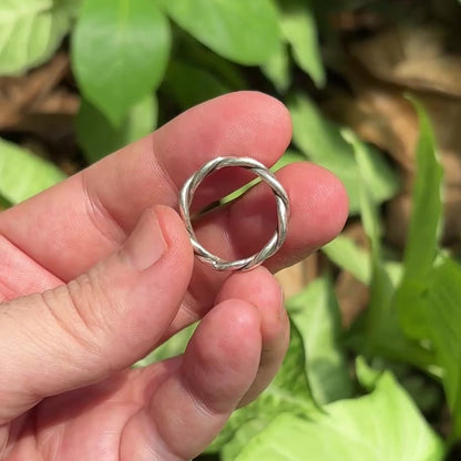 Double Wire Handmade Sterling Silver Ring