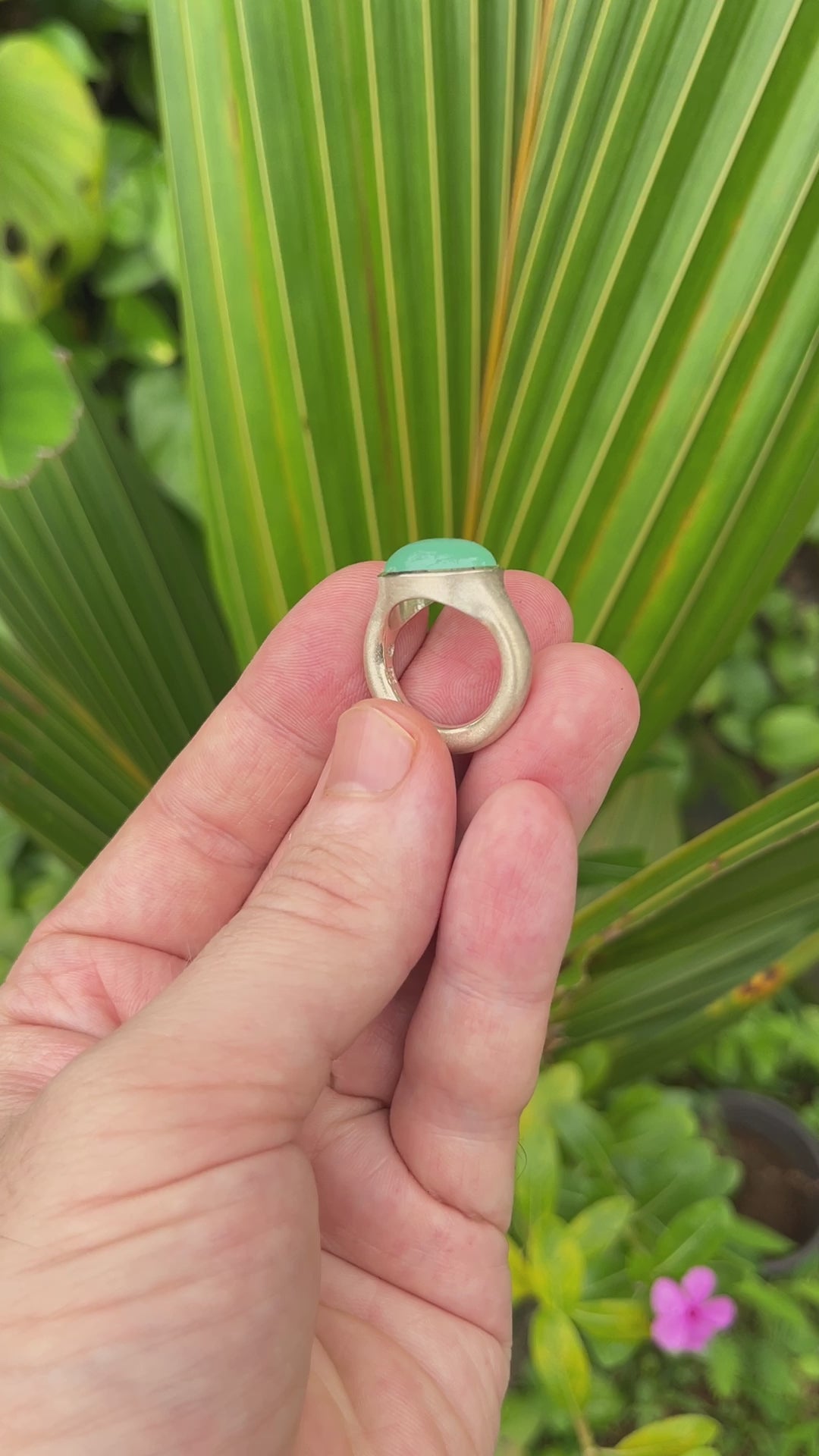 Natural Lapis Lazuli Dome Ring