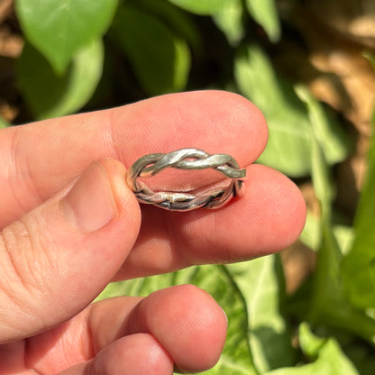 Double Wire Handmade Sterling Silver Ring
