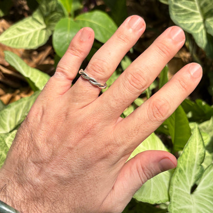 Double Wire Handmade Sterling Silver Ring